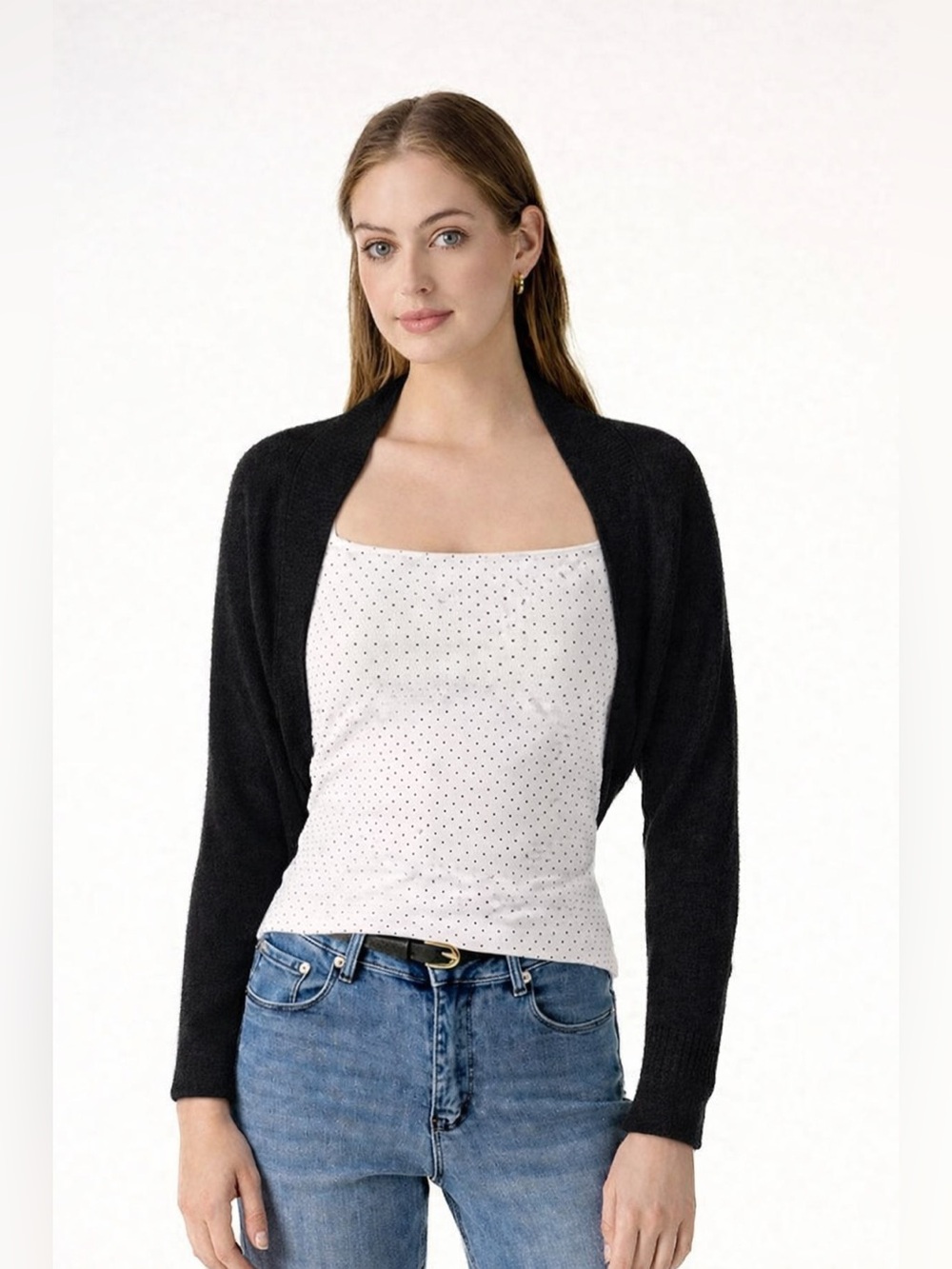 OGL Black Wool Blend Cardigan Size Small NWOT